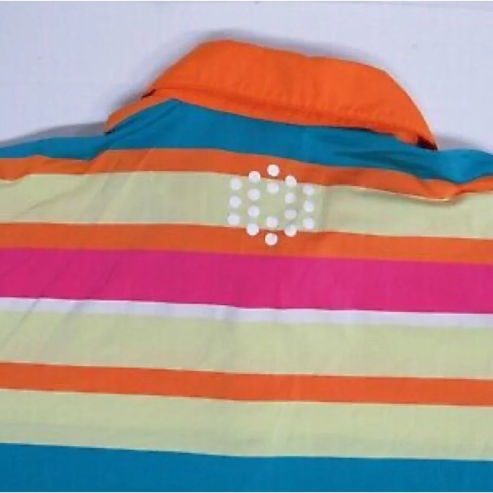 Puma Golf Polo Shirt Dry Cell Men's Size M Fitted Athletic multicolored … - Picture 6 of 7